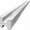 Sloupek betonový na výšku plotu 1750 mm PRŮBĚŽNÝ HLADKÝ šedý