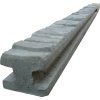 7281 sloupek betonovy na vysku plotu 1500 mm prubezny jednostranny sedy