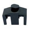 7572 prichytka pvc 3d cerna