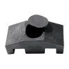 7575 prichytka pvc 2d cerna