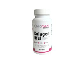 Collamed Beauty - Rybí kolagen + vitamín C 60 kapslí