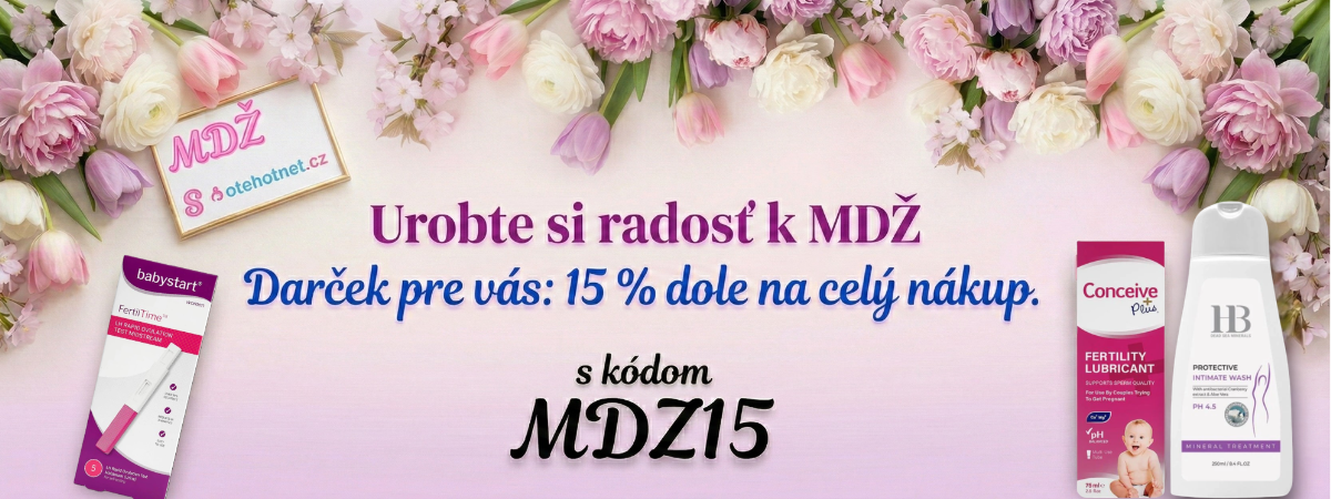 MDŽ, získajte 15% zľavu s kódom mdz15