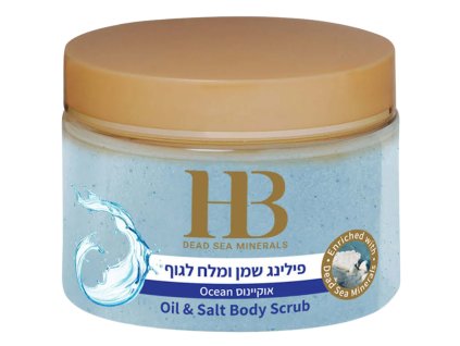 H&B Dead Sea Minerals – Aromatický telový peeling Oceán 450 g