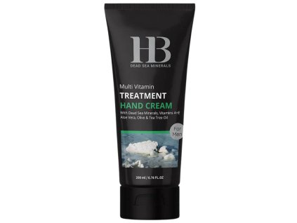 H&B Dead Sea Minerals - Multivitamínový ochranný krém na ruky pre mužov 200 ml