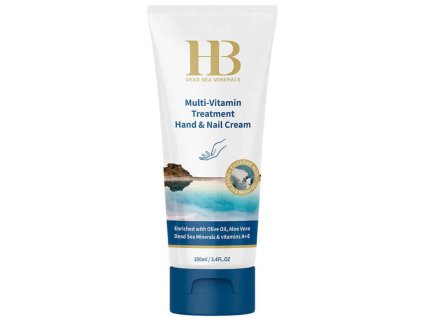 H&B Dead Sea Minerals - Multivitamínový krém na ruky a nechty s minerálmi z Mŕtveho mora 100 ml