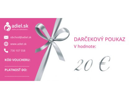 Darčekový poukaz 20€