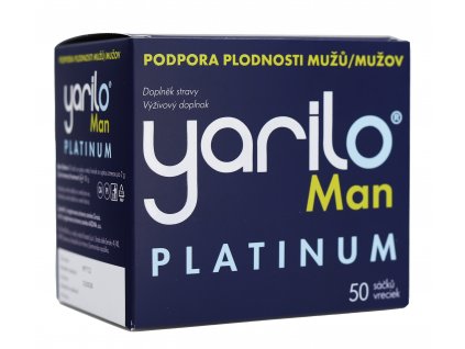 Yarilo Man Platinum- vitamíny a folát pre mužov, 50 vreciek