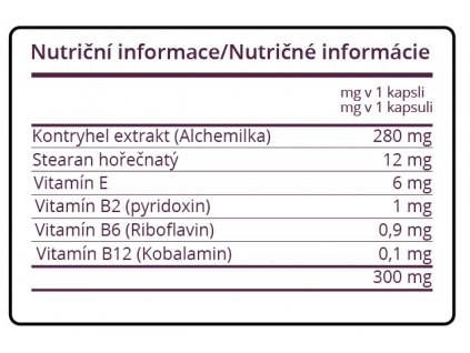 ADIEL Alchemilka FORTE extrakt 90 kapslí