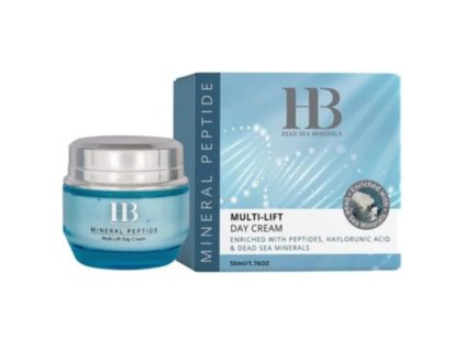 H&B Dead Sea Minerals – Multiliftingový denný krém Mineral Peptide, 50 ml
