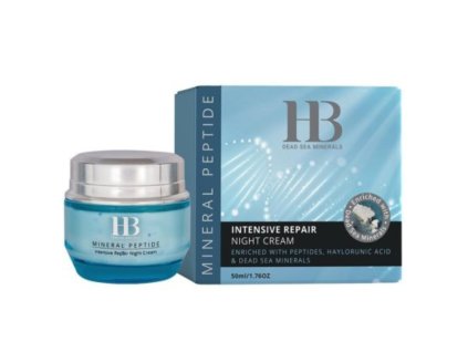 H&B Dead Sea Minerals – Multiliftingový nočný krém Mineral Peptide 50 ml