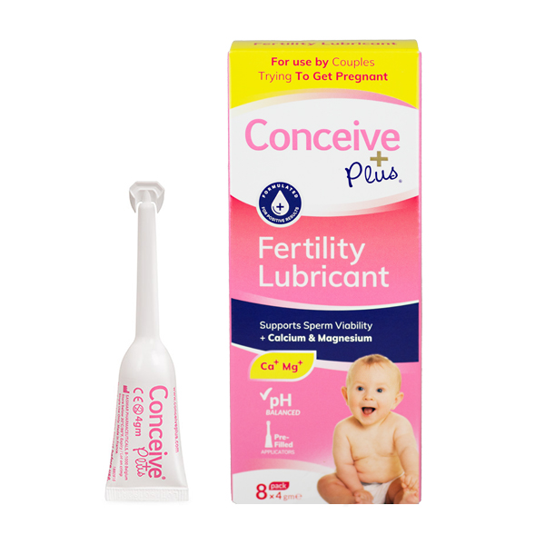 Sasmar Conceive Plus lubrikačný gél na podporu počatia v aplikátoroch 8x4 mg