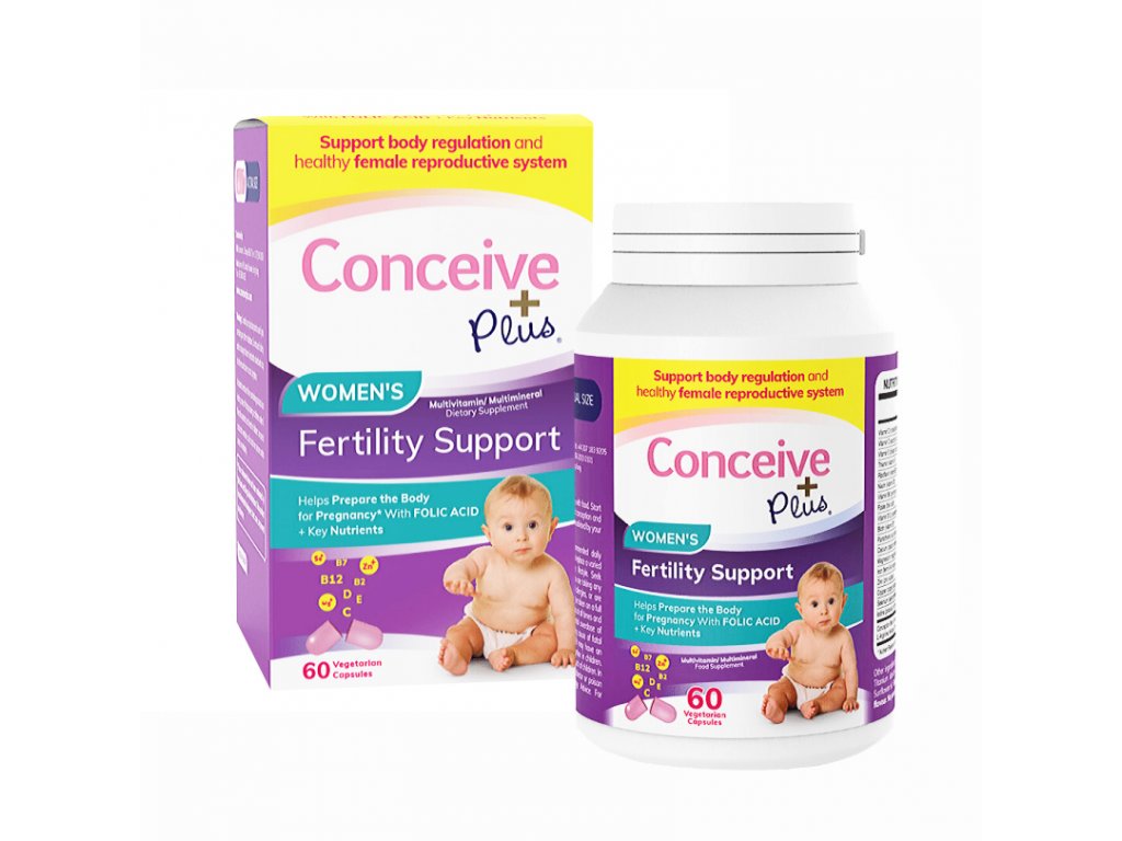 Sasmar Conceive Plus Women´s Fertility Support - vitamíny pre ženy 60 cps.