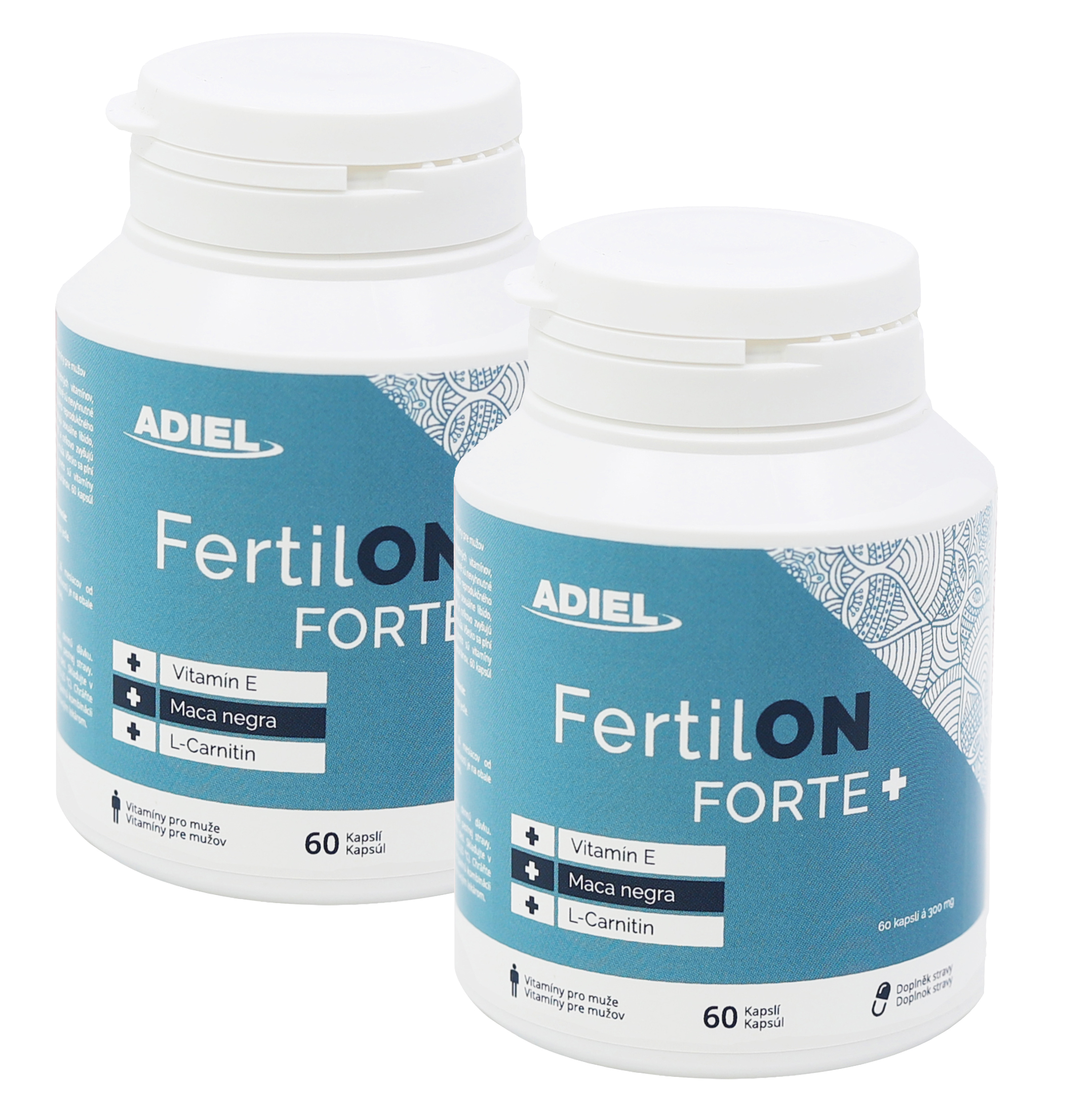 E-shop ADIEL FertilON forte plus – vitamíny pre mužov 60 kapslí 2 ks v balenie: 2x60 kapslí