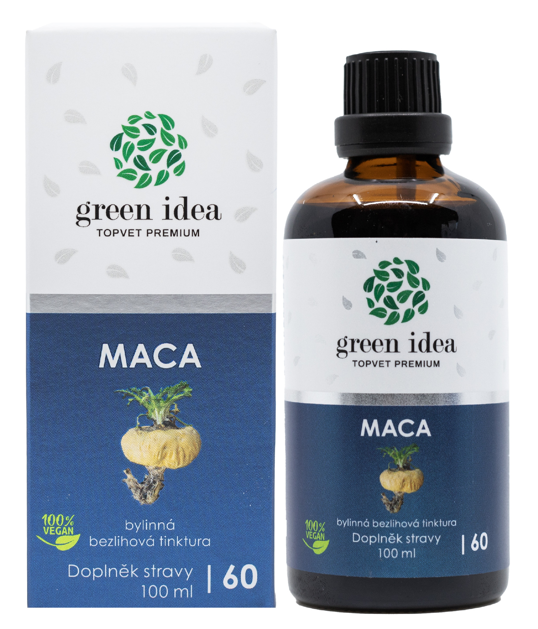TOPVET Green Idea Maca bezliehová tinktúra 100 ml