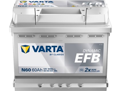 autobaterie VARTA  Dynamic EFB  60Ah 12V  640A  242x175x190