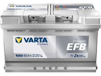 autobaterie VARTA  Dynamic EFB  80Ah 12V  800A  314x175x190