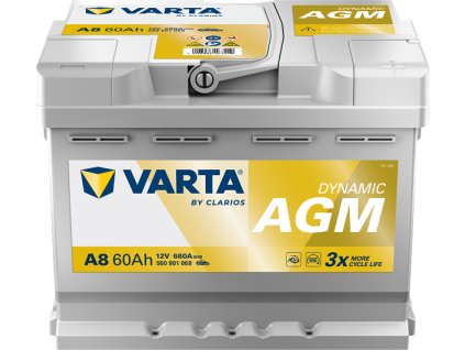 autobaterie VARTA  Dynamic AGM  60Ah   12V   680A  242x175x190