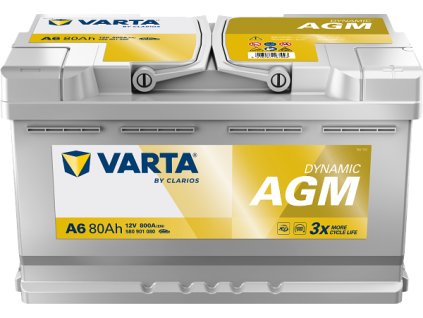 autobaterie VARTA  Dynamic AGM  80Ah   12V   800A  315x175x190