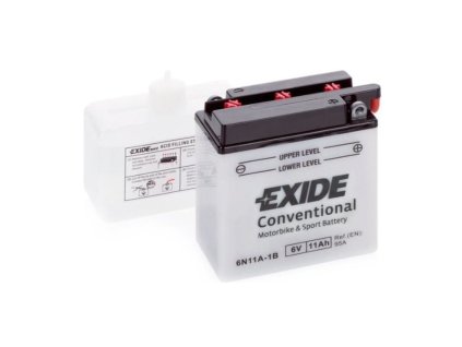 motobaterie EXIDE   suchá, přednabitá   6V    11Ah   95A   120x60x130