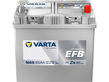 autobaterie VARTA  Dynamic EFB  65Ah 12V  650A  232x173x225