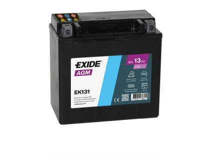 autobaterie EXIDE přidavná pro Start-Stop AGM   12V   13Ah  200A  150x90x145  M04 LEVÁ