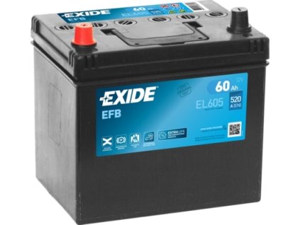 autobaterie EXIDE Start-Stop EFB   12V   60Ah  520A  230x173x222  Levá