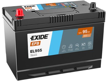 autobaterie EXIDE Start-Stop EFB   12V   95Ah  800A  306x173x222  Levá