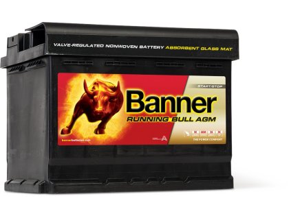 autobaterie BANNER  Running Bull  AGM  START-STOP       60Ah   12V   640A      241x175x190