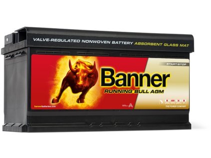 autobaterie BANNER  Running Bull  AGM  START-STOP       95Ah   12V   850A      354x175x190