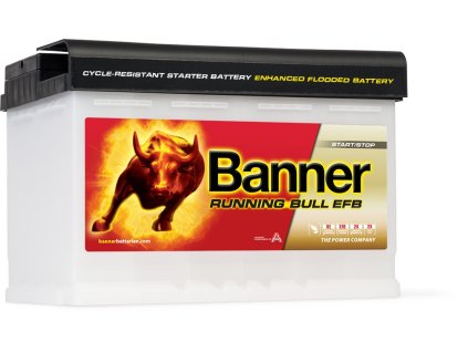 autobaterie BANNER  Running Bull  START-STOP  EFB       75Ah   12V  700A   278x175x190
