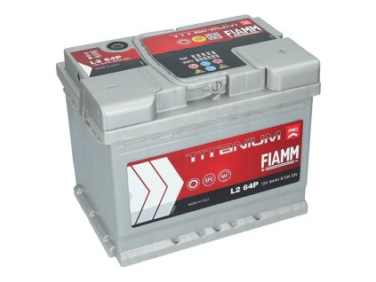 autobaterie Fiamm Titanium PRO 12V, 64Ah  610A  L2 64P      242x175x190