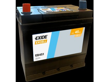 autobaterie EXIDE Excell   12V   45Ah  330A  220x135x225  Levá