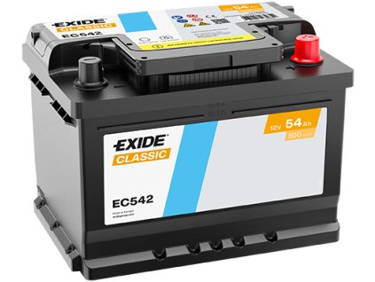 autobaterie EXIDE Classic  12V   54Ah  500A  242x175x175