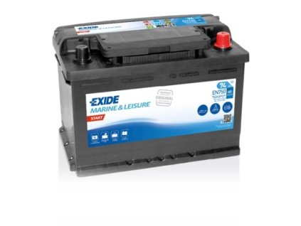 autobaterie EXIDE START    12V    74Ah   680A  278x175x190