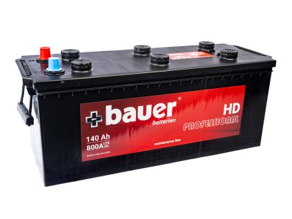 autobaterie   BAUER Professional HD   140Ah    12V  800A        514x189x195/223