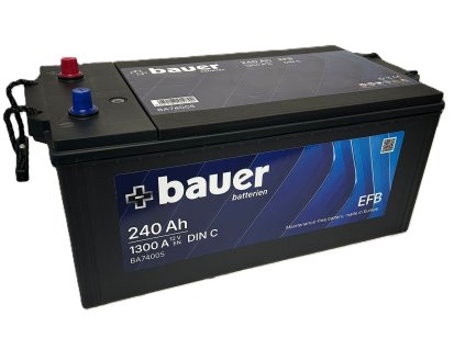 autobaterie  BAUER EFB  240Ah  12V  1300A   518x276x215/241