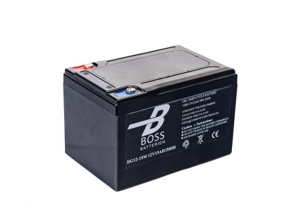 baterie BOSS Deep Cycle  GEL  12V  15Ah   152x99x96/102  M5  1200 cyklů