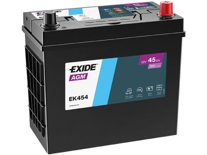 autobaterie EXIDE Start-Stop AGM   12V   45Ah   380A  237x127x227