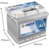 autobaterie VARTA  Dynamic SLI   44Ah   12V   440A     207x175x175