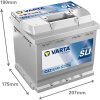 autobaterie VARTA  Dynamic SLI   52Ah   12V   470A     207x175x190