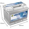 autobaterie VARTA  Dynamic SLI   60Ah   12V   540A     242x175x175