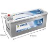 autobaterie VARTA  Promotive SLI   120Ah  12V   680A     513x189x223