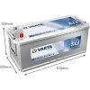 autobaterie VARTA  Promotive SLI   180Ah  12V   1100A     513x223x223  LEVÁ