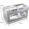 autobaterie VARTA  Dynamic EFB  75Ah 12V  730A  314x175x175