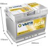 autobaterie VARTA  Dynamic AGM  60Ah   12V   680A  242x175x190