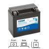 motobaterie EXIDE   AGM naplněná z výroby   12V   12Ah   200A   150x90x145 LEVÁ