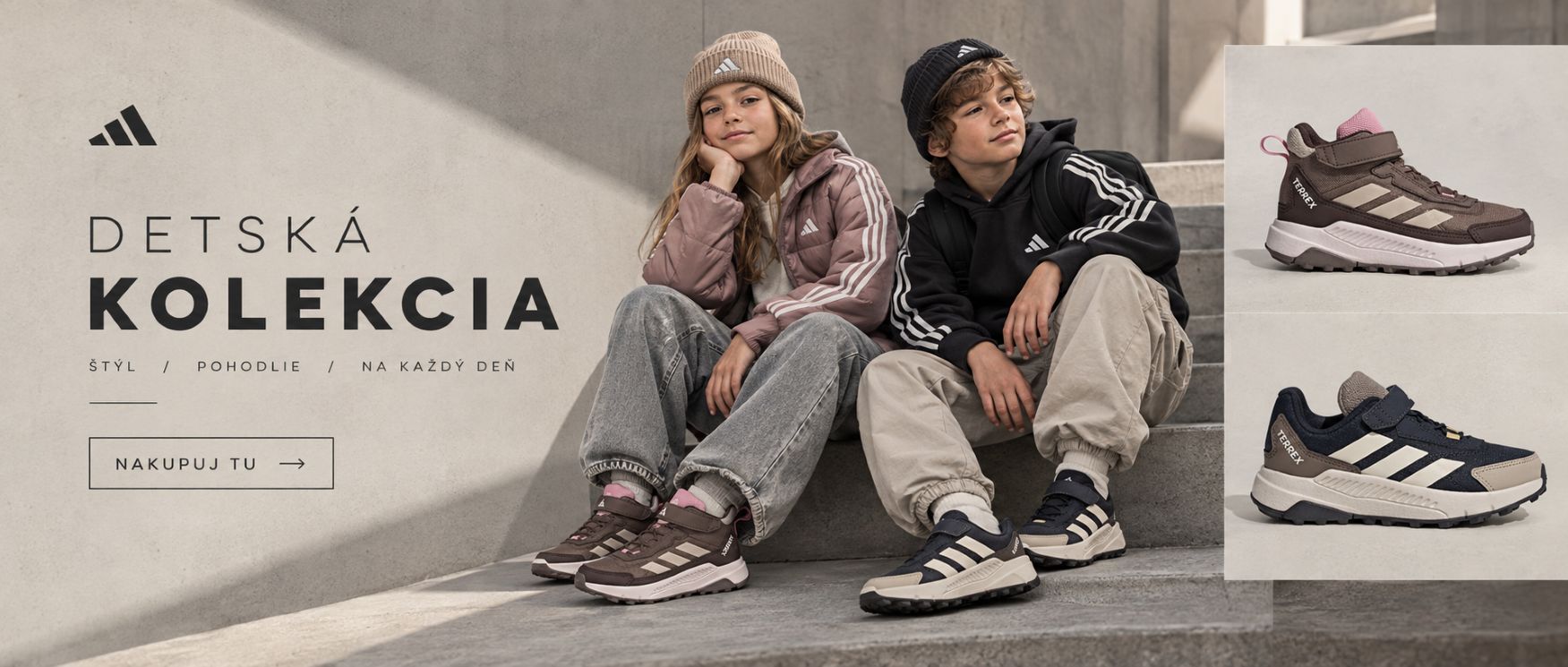 Adidas jeseň pre deti