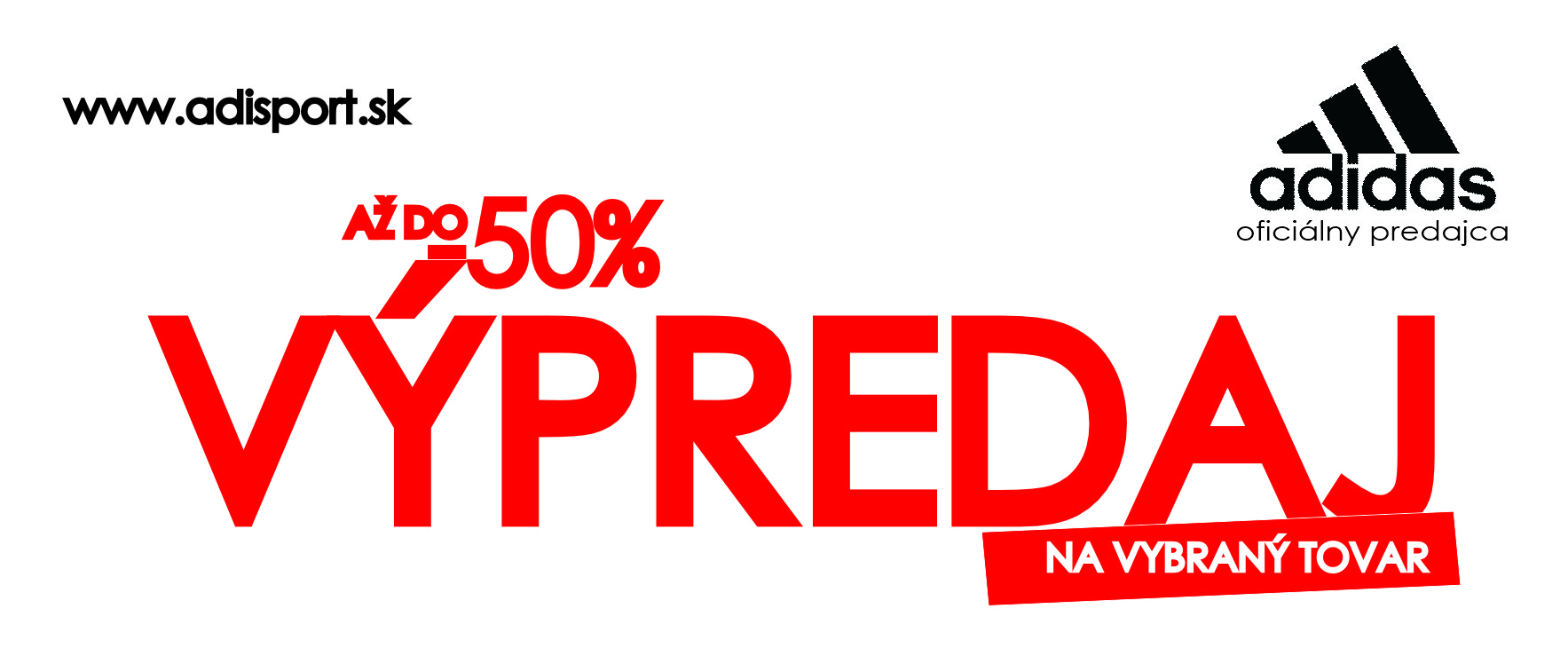 výpredaj na vybraný tovar