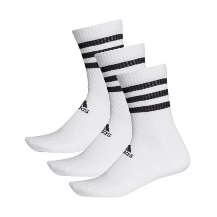 Ponozky 3 Stripes Cushioned Crew 3 pary biela HT3458 03 standard HT3458