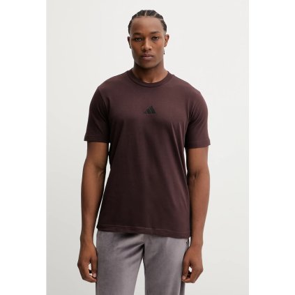 adidas tričko jx0736 hnedá